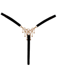 String bijou ouvert noir - Cottelli