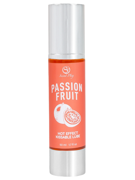 2 en 1 Lubrifiant et huile de massage fruit de la passion chauffant