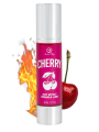 2 en 1 Lubrifiant et huile de massage cerise chauffant