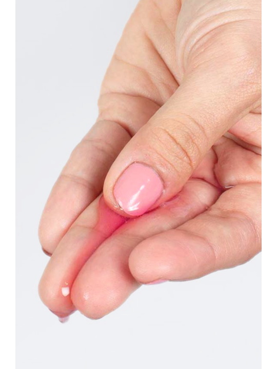 2 en 1 Lubrifiant et huile de massage cerise chauffant