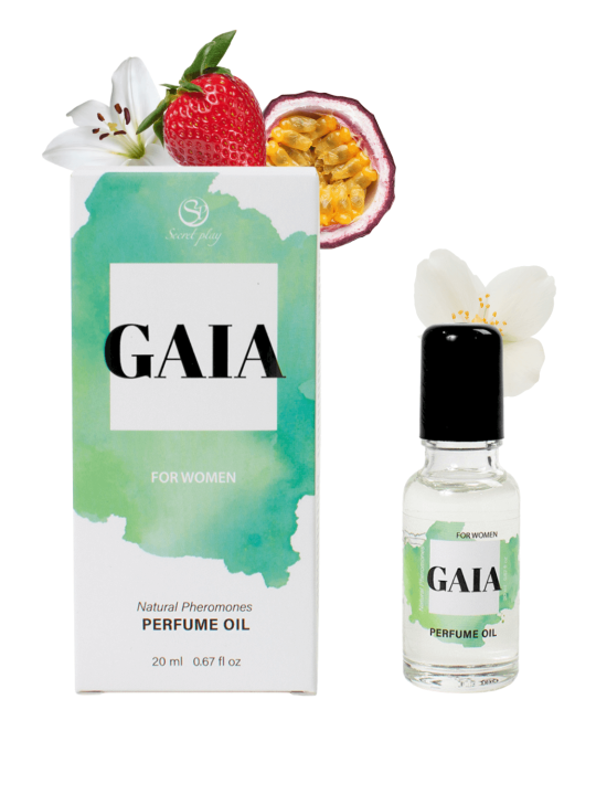 Huile parfumée Roll-on aux phéromones Gaia pour femme