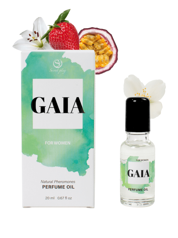 Huile parfumée Roll-on aux phéromones Gaia pour femme