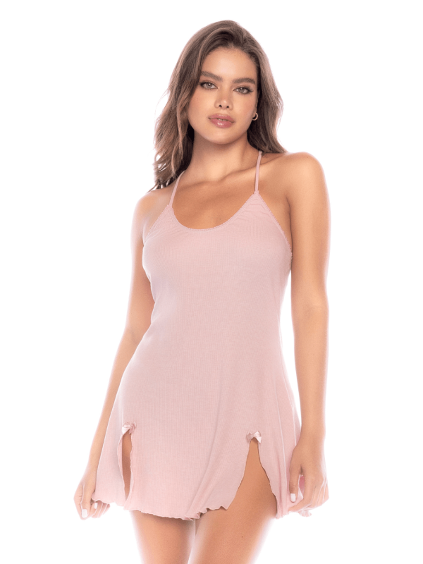 Nuisette rose côtelé confort intemporel– Mapalé