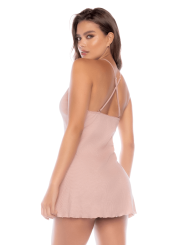 Nuisette rose côtelé confort intemporel– Mapalé