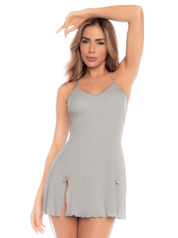 Nuisette gris côtelé confort intemporel– Mapalé