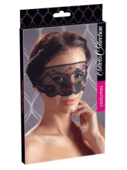 Masque pour les yeux en dentelle noire avec lien à nouer - Cottelli