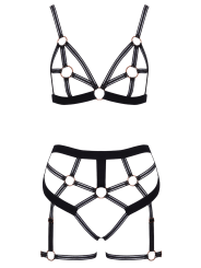 Ensemble lingerie harnais ouvert - Cottelli