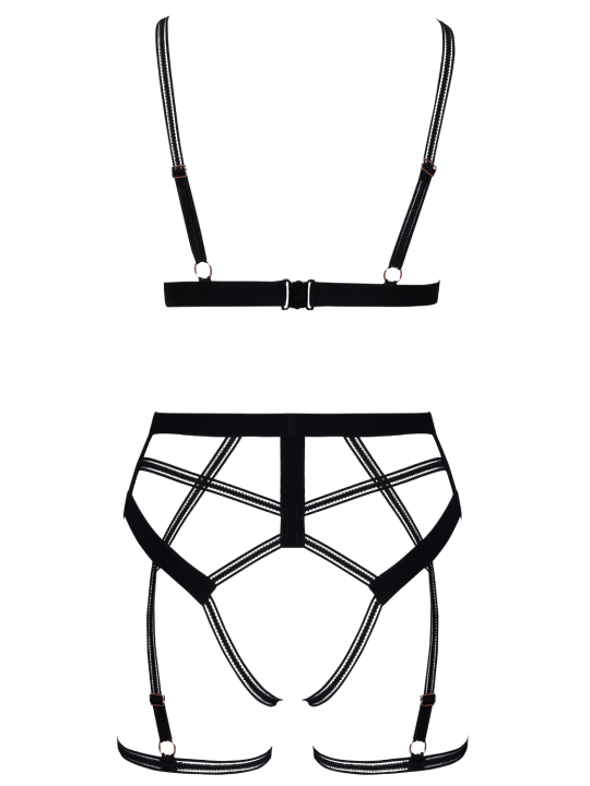Ensemble lingerie harnais ouvert - Cottelli