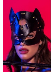 Masque félin en faux cuir - Mapalé