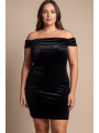 Robe velours noir Giulia - LDS2BLK