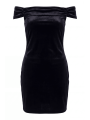 Robe velours noir Giulia - LDS2BLK