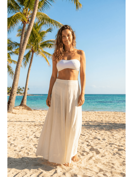 Bandeau de poitrine blanc - LTK3-WHT