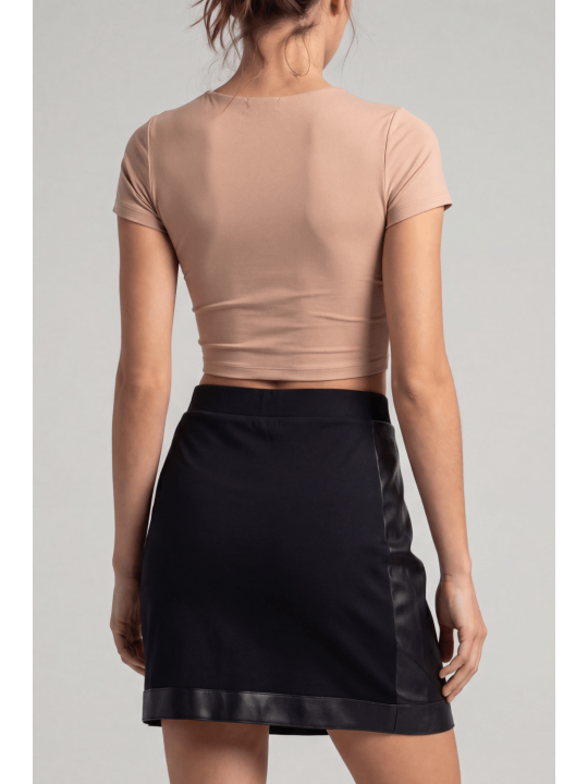 Jupe courte noire Mia - LSL2-SBLK