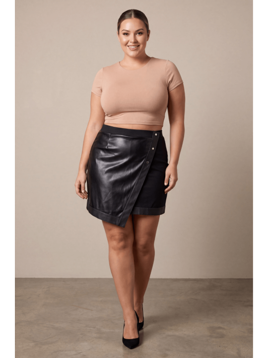 Jupe courte noire Mia - LSL2-SBLK