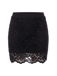 Jupe courte noire Camélia - LSK2-SBLK
