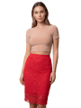 Jupe longue rouge Catalina - LSK2-LRED