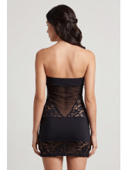 Robe bustier maille et dentelle - LDR2