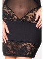 Robe bustier maille et dentelle - LDR2