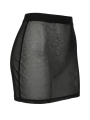 Jupe noire en résille transparente Maya - LSN1