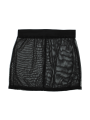 Jupe noire en résille transparente Maya - LSN1