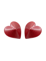 Nipple Métal rouge Cache tétons cœur - 202000106