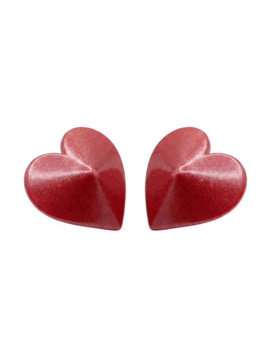 Nipple Métal rouge Cache tétons cœur - 202000106