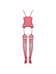 F214 Bodystocking - Rouge