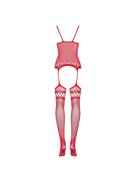 F214 Bodystocking - Rouge