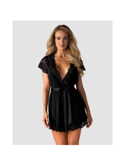 810-PEI-1 Peignoir - Noir
