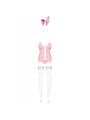 Bunny suit Costume Lapin 4 pcs rose 
