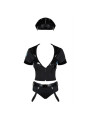 Police set Costume 6 pièces - Noir