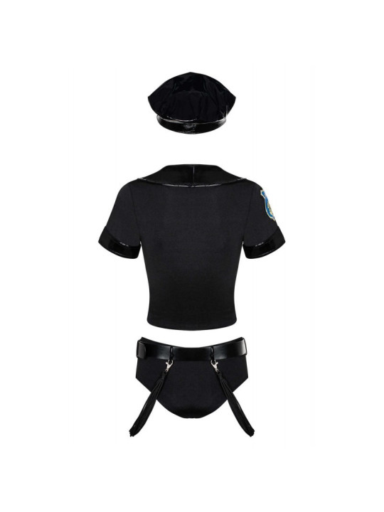 Police set Costume 6 pièces - Noir