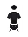 Police set Costume 6 pièces - Noir