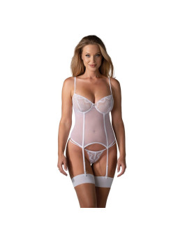 Alissium corset et string - Blancs