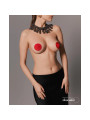 Sublimie paire de cache-tétons rouges PREMIUM