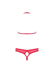 870-SEC-3 Ensemble ouvert 2 pcs - Rouge