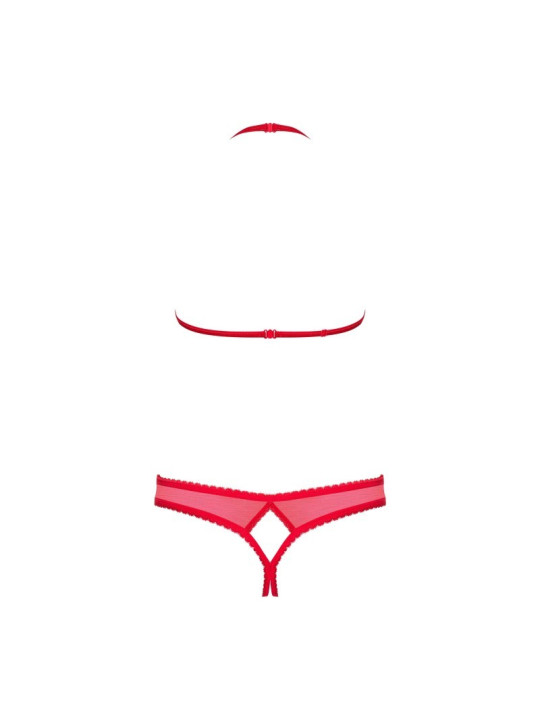 870-SEC-3 Ensemble ouvert 2 pcs - Rouge