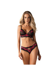Tulia Ensemble 2 pcs - Noir et Fuchsia