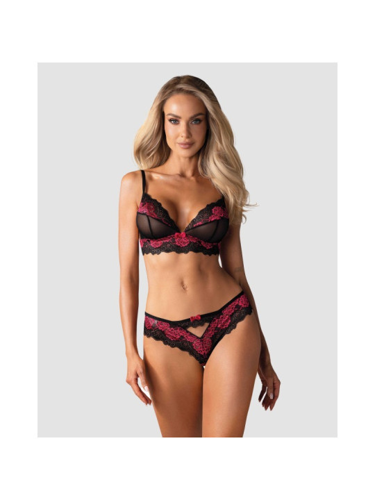 Tulia Ensemble 2 pcs - Noir et Fuchsia