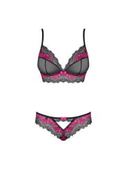 Tulia Ensemble 2 pcs - Noir et Fuchsia
