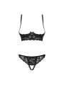 Letica Ensemble ouvert 2 pcs  - Noir