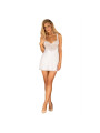 Amor Blanco Nuisette et string - Blanc