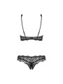 Luvae Ensemble ouvert 2 pcs  - Noir