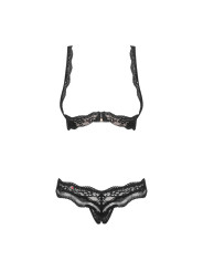 Luvae Ensemble ouvert 2 pcs  - Noir