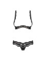 Luvae Ensemble ouvert 2 pcs  - Noir