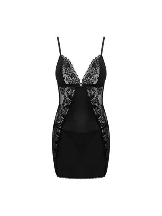 Maderris nuisette et String - Noire