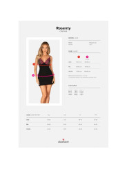 Rosenty nuisette et string - Noire