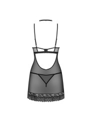 Donarella nuisette et string - Noire NP