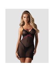 Novenes nuisette et string - Noir
