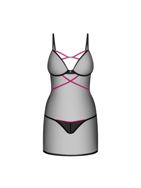 Novenes nuisette et string - Noir